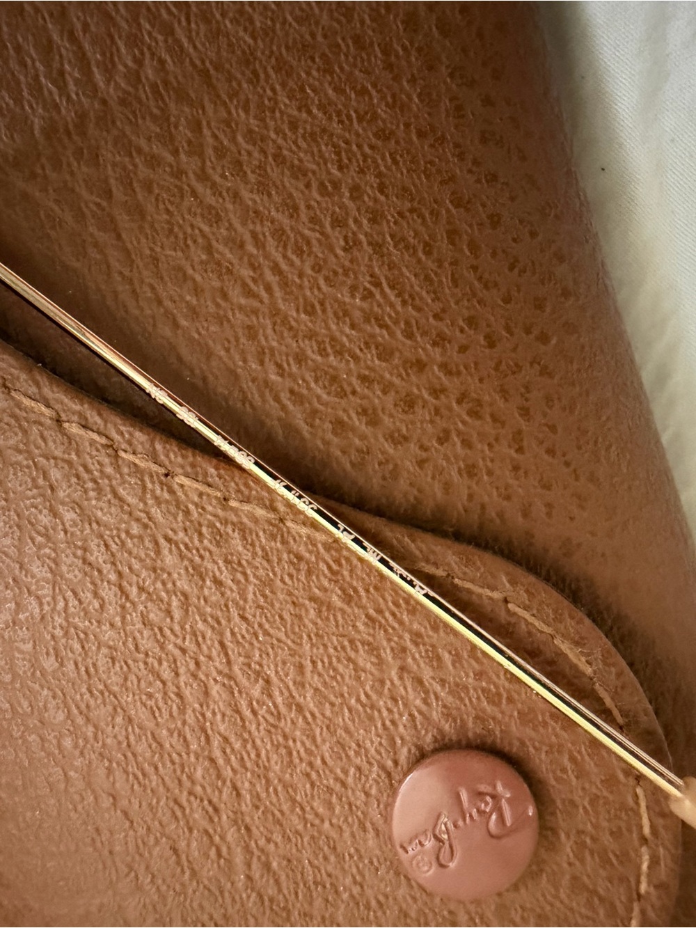 Ray-Ban Gold Frame Aviator Sunglasses with Brown Gradient Lenses - Picture 4 of 4